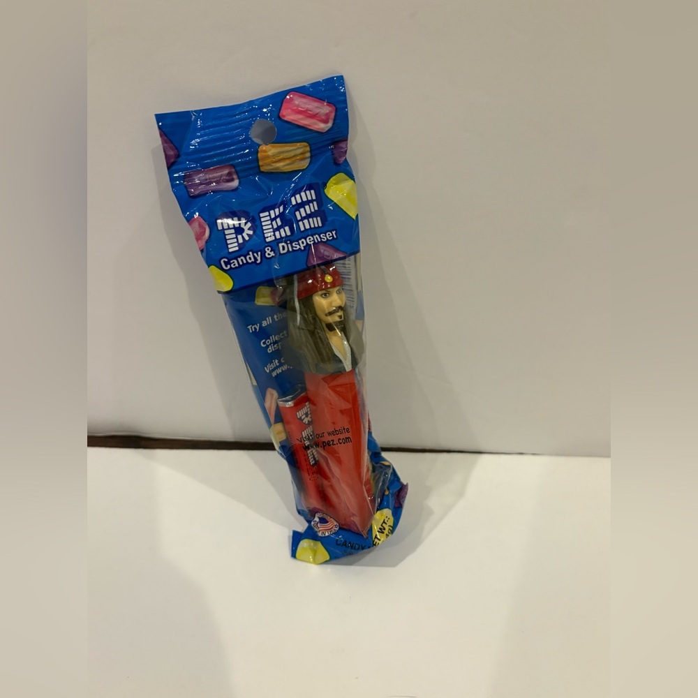 Brand New Disney Pirates of the Caribbean Jack Sparrow Pez Dispenser